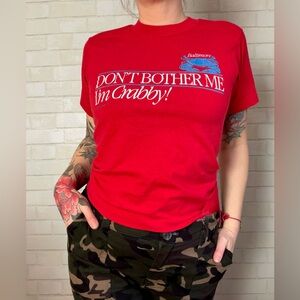 Screen Stars VINTAGE “Don’t Bother Me I’m Crabby” Baltimore tee